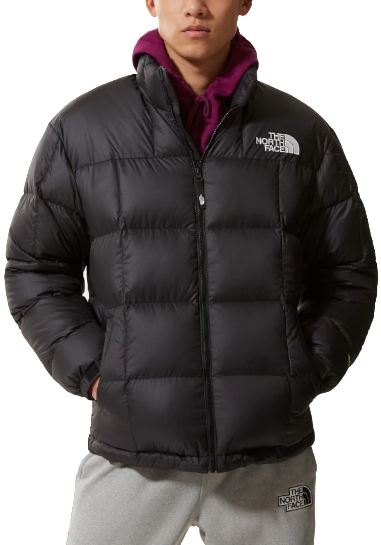 Kurtka puchowa The North Face Bettaforca Lt Down Hoodie - monument grey/smoked pearl - rozmiar L
