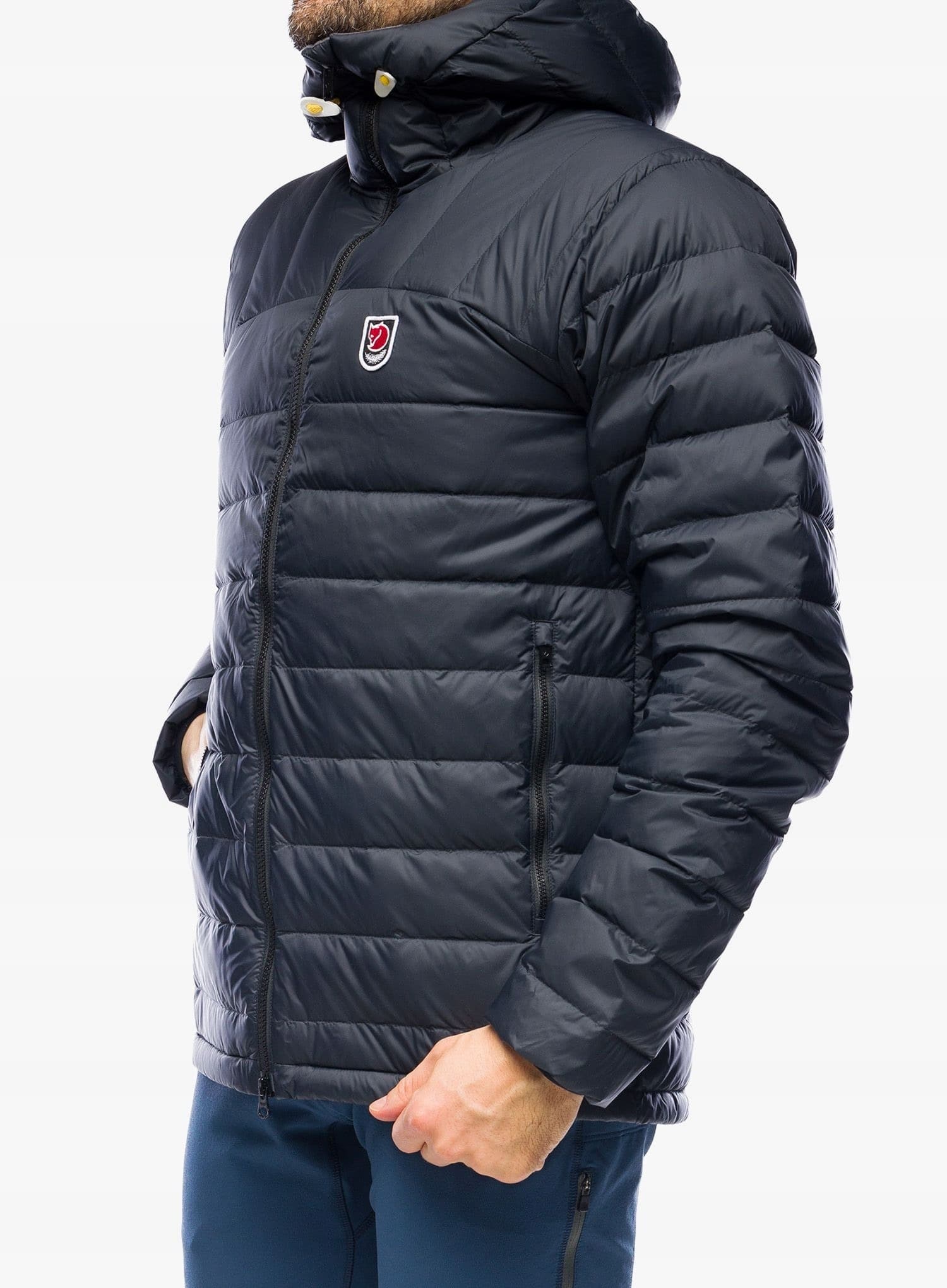 Kurtka puchowa z kapturem Expedition Pack Down Hoodie-550-Black-M FJALLRAVEN