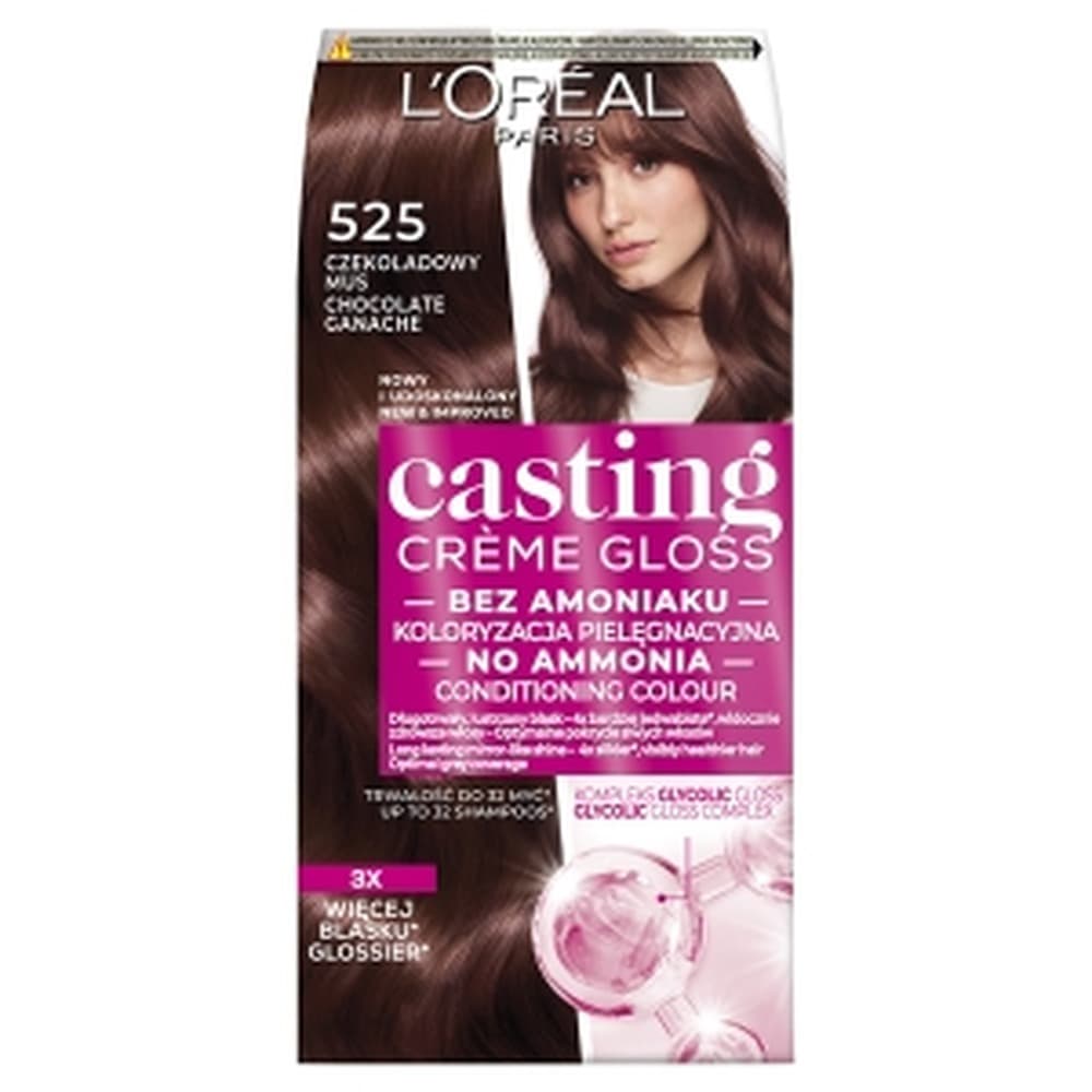 Casting Creme Gloss farba do włosów L'Oreal 525 Czekoladowy Mus
