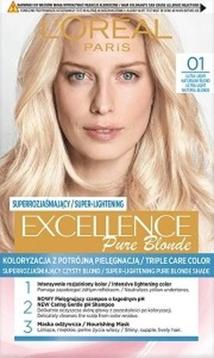 L'Oréal Paris Excellence Crème Superjasny Blond Naturalny 01 - Farba do włosów