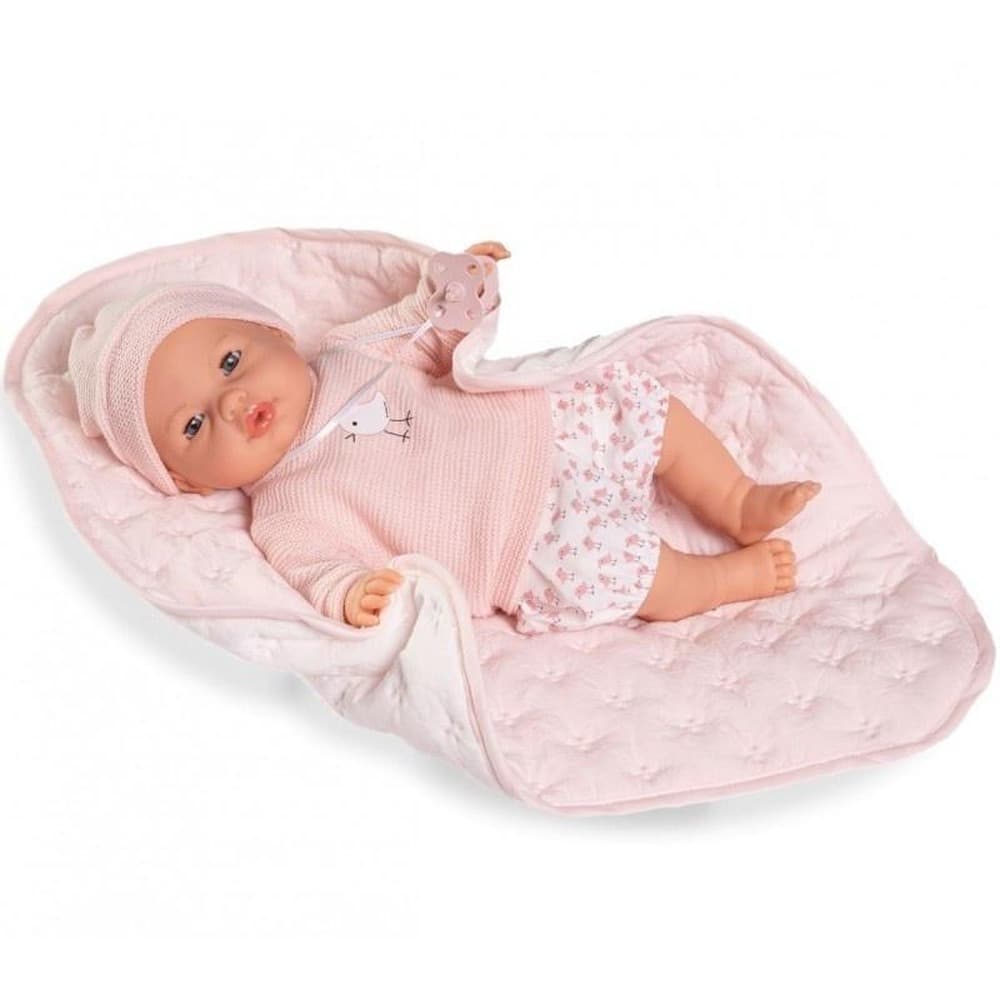 Lalka hiszpańska Bimba 37 cm płacząca z kocykiem
