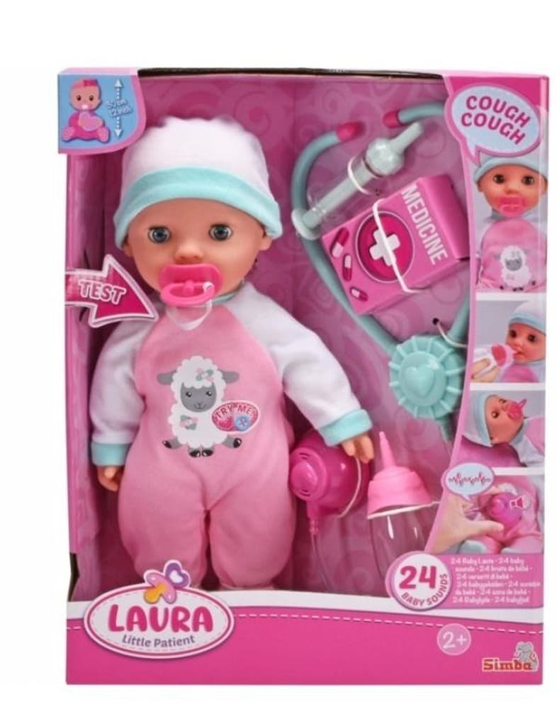 Lalka Laura Mały pacjent 30cm