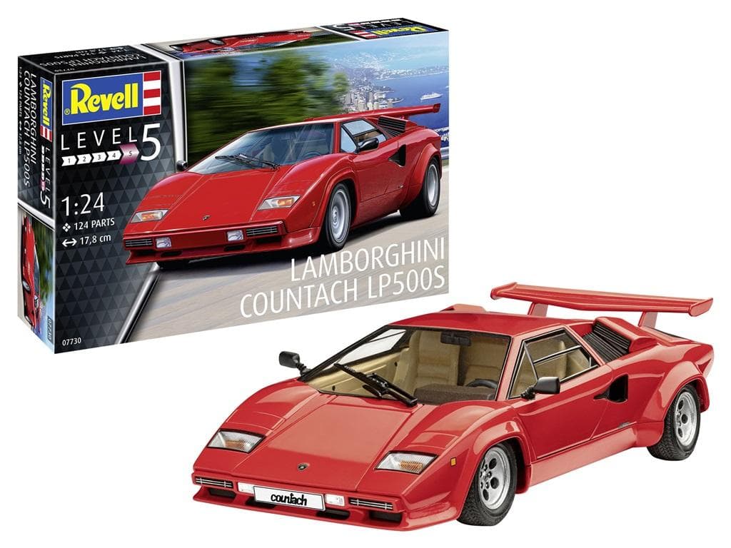 Model samochodu Lamborghini Countach LP500S 1:24 do sklejania Revell