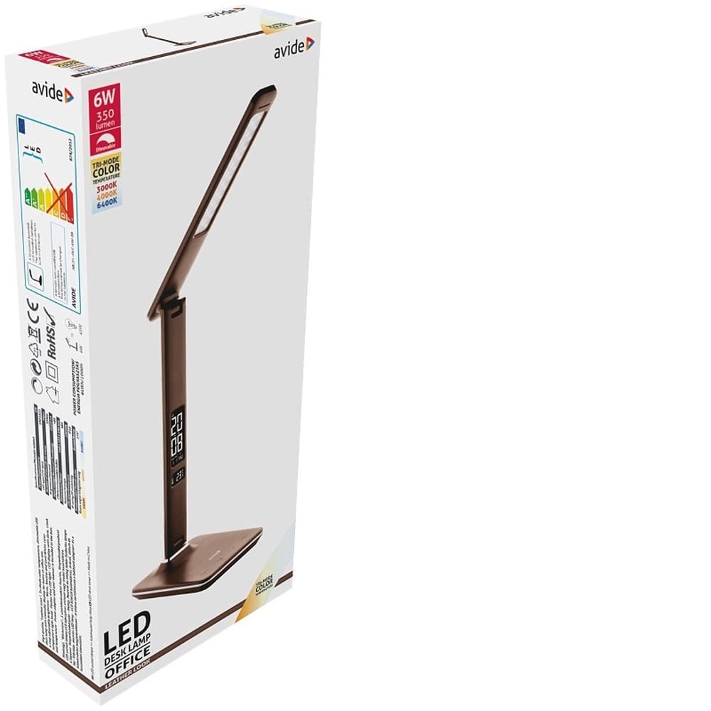 Lampa biurkowa LED Avide Kalender Braun 6W 350lm