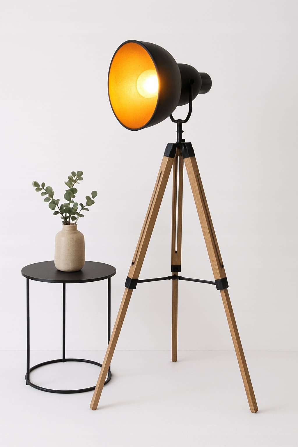 Lampa stojąca podłogowa do salonu nowoczesna