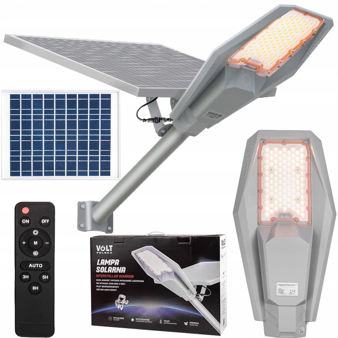 Lampa solarna WARRIOR LED 360W 36000mAh VOLT POLSKA