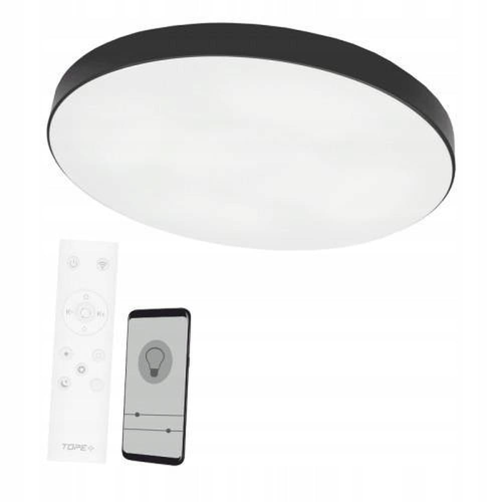 Lampa sufitowa LED BOSTON 2x48W D60RC Czarna