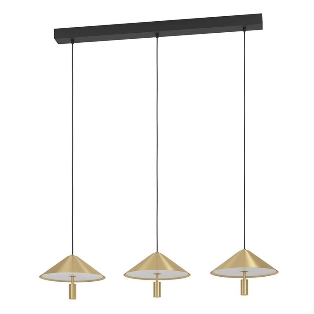Lampa wisząca LED LUMINAIRE 3x12W czarna