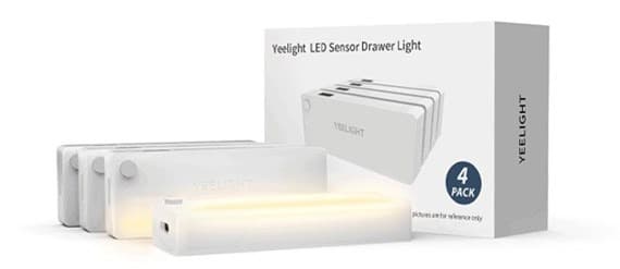 Yeelight LED Inteligentne oświetlenie do szuflady z czujnikiem ruchu 4 sztuki