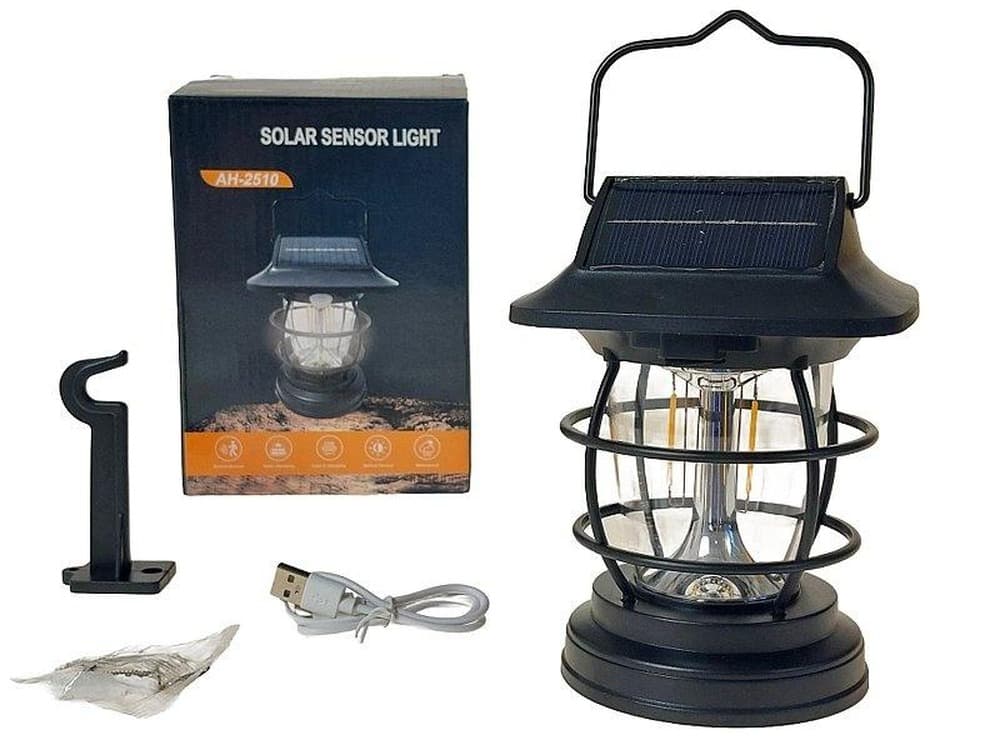 Lampka LED zasilana solarnie 17 x 12 x 12 cm