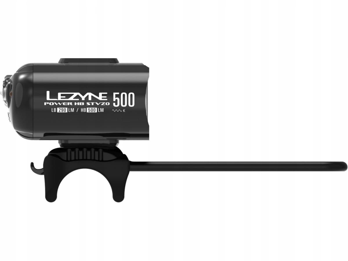 Lampka rowerowa przednia Lezyne Power HB Drive STVZO 500 - czarna