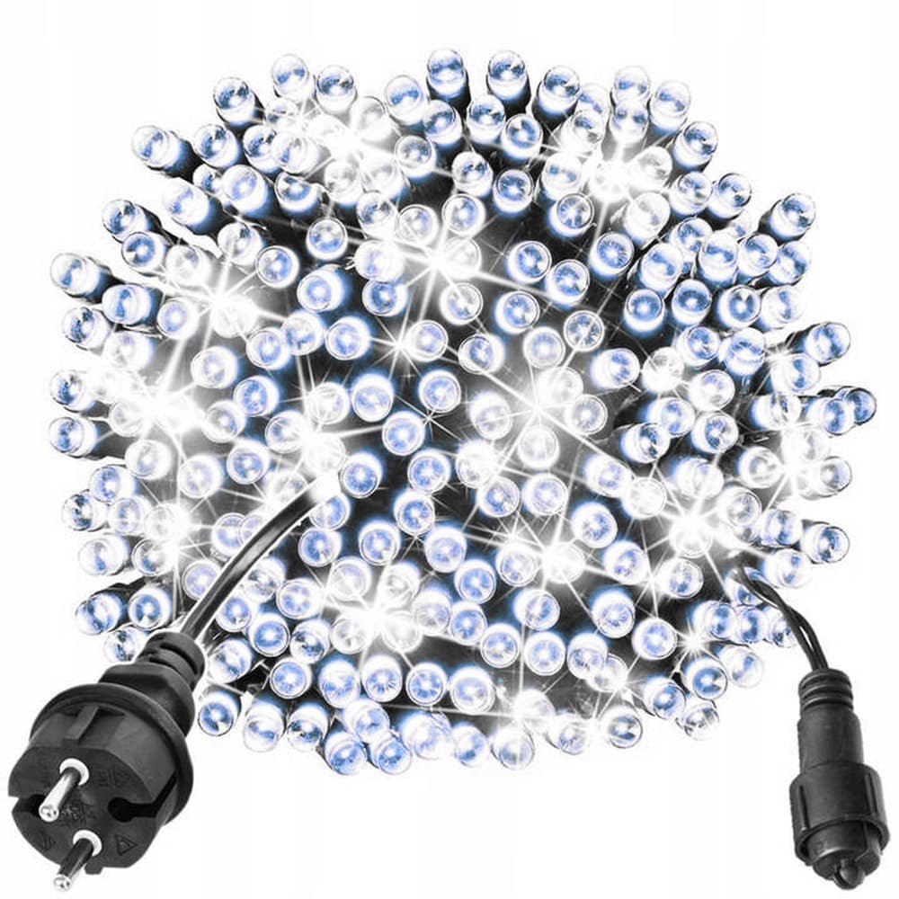 Lampki Choinkowe 200 LED Zimny Biały