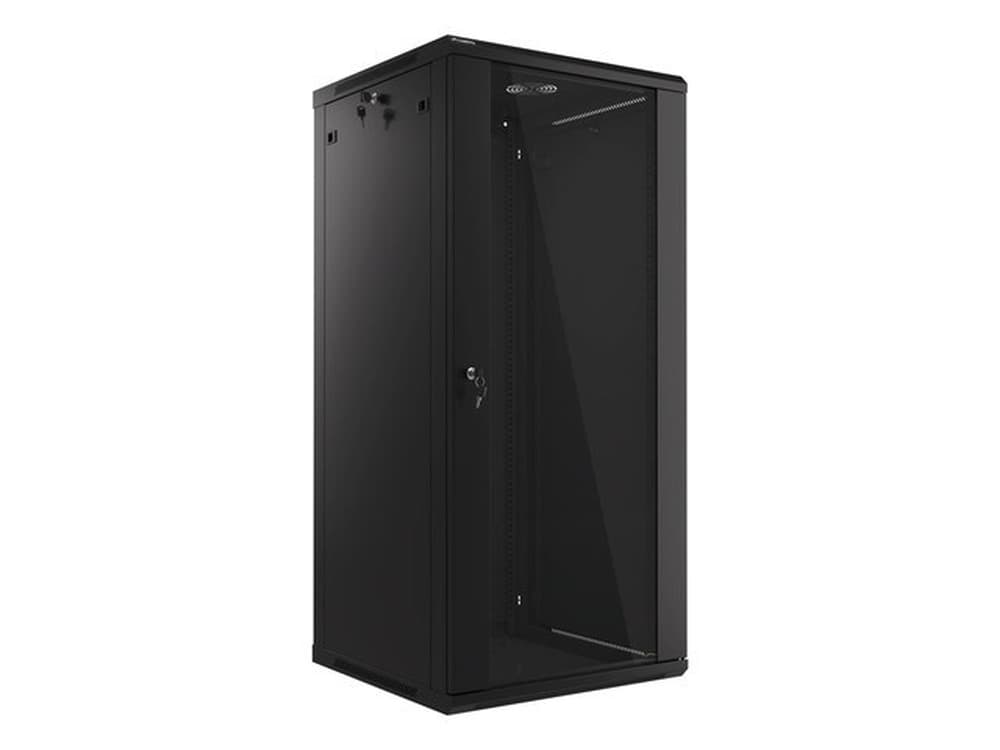 Lanberg 27U Szafa wisząca stojakowa, czarna, głębokość 600 mm