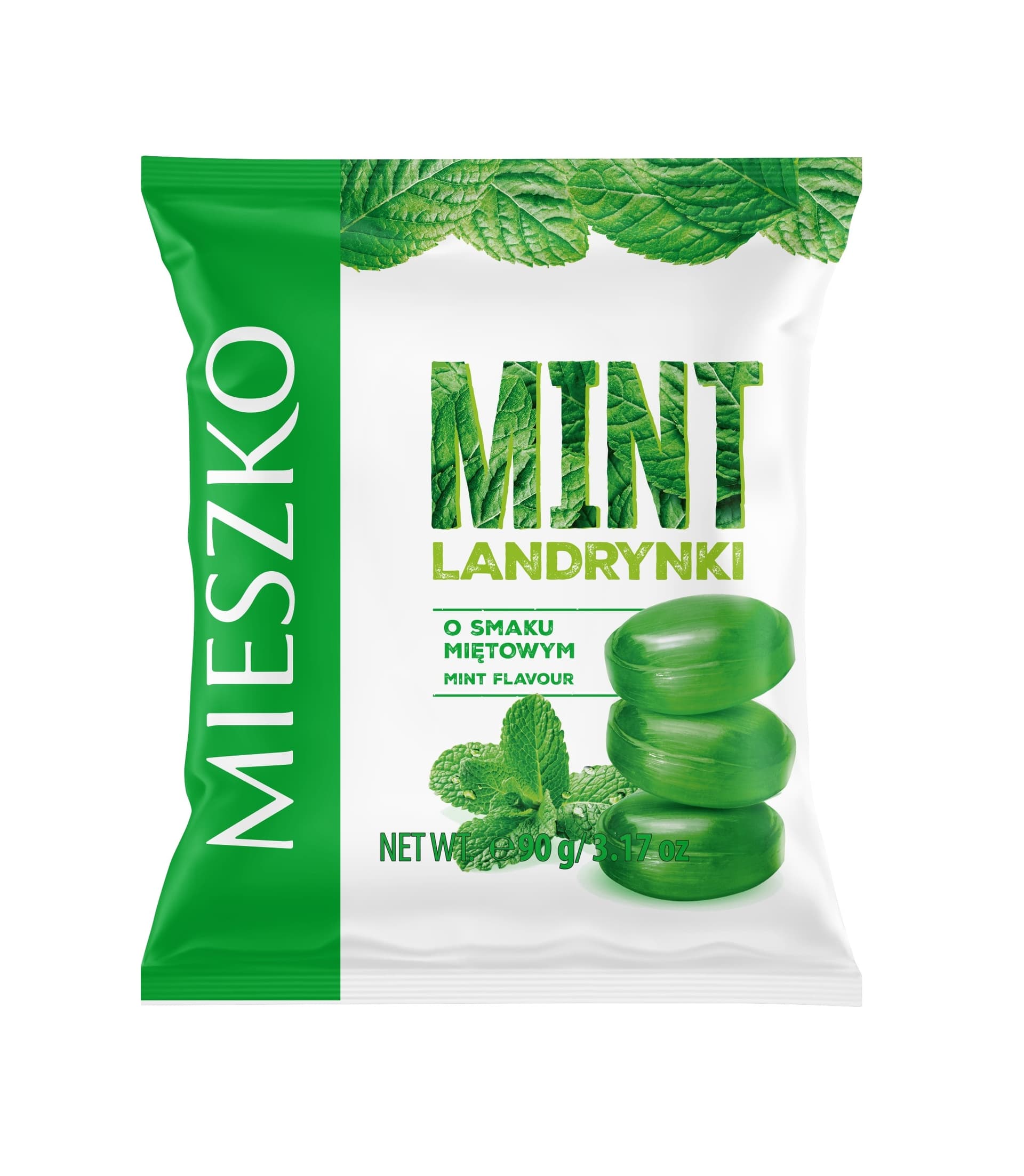 Landrynki miętowe 90g Mieszko