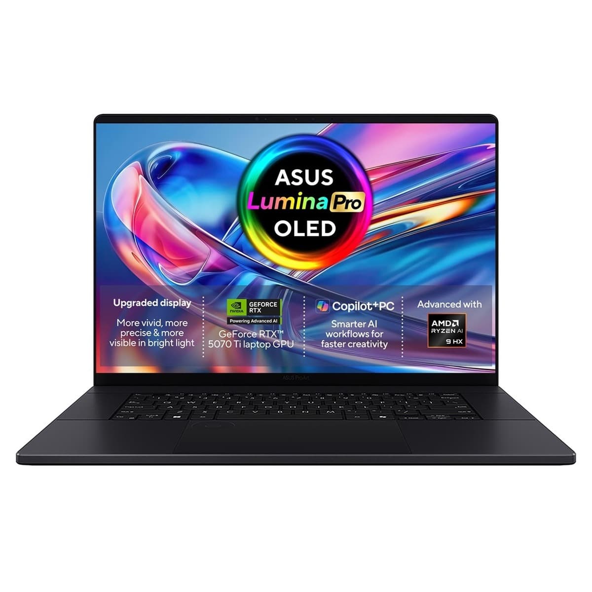 Laptop ASUS ProArt P16 H7606WR-SE058X Ryzen AI 9 HX 370 32GB LPDDR5X 1TB SSD GeForce RTX 5070 Ti 12GB 16.0" 4K 120Hz