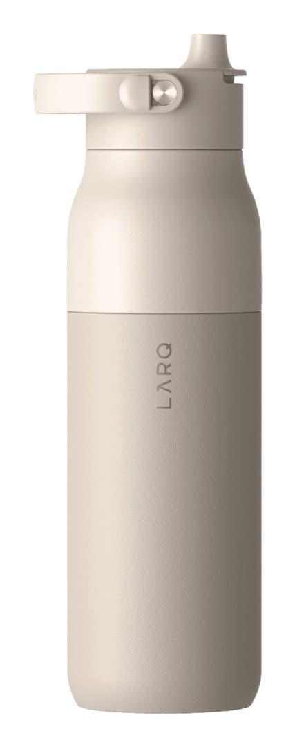 LARQ Bottle PureVis 2 - inteligentna, samoczyszcząca butelka filtrująca, UV-C, 1L, granitowa biel