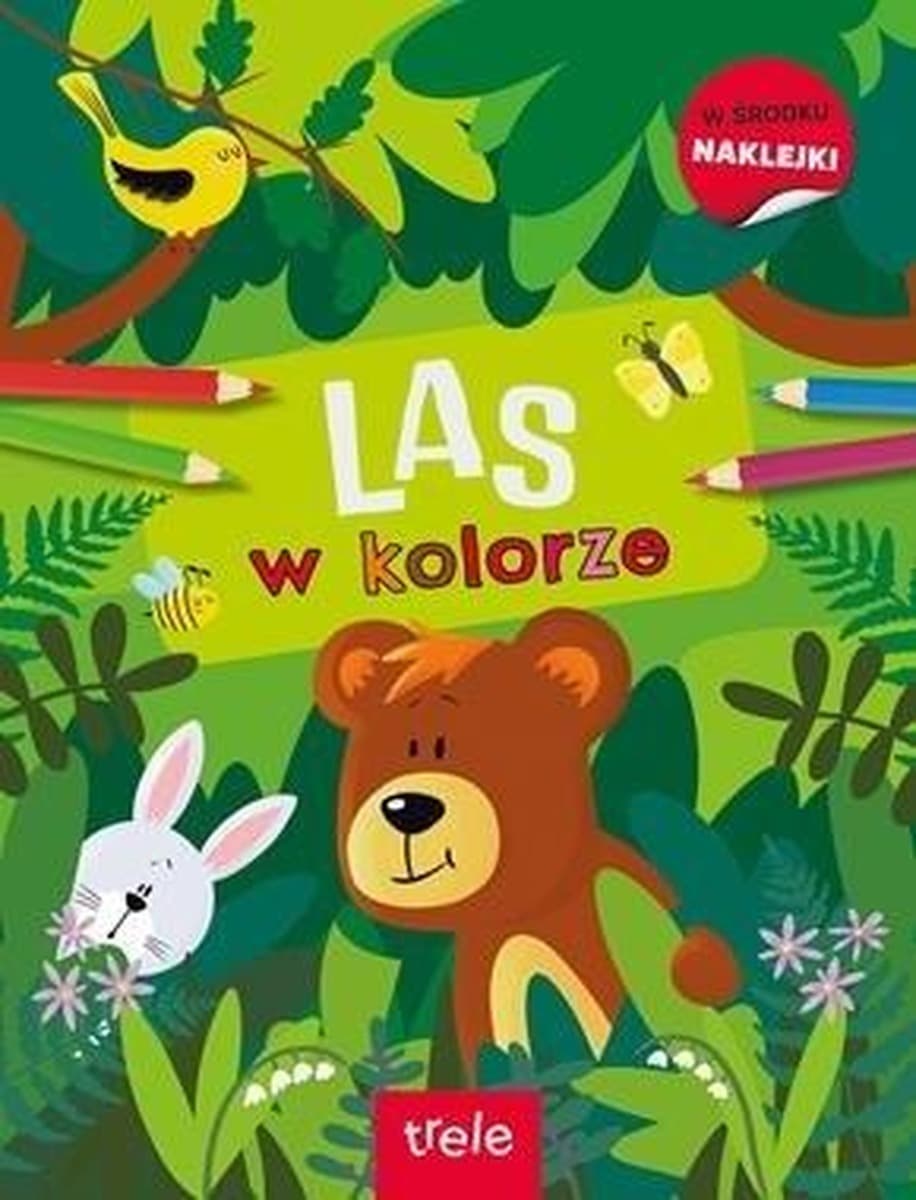 Las. Kolorowanka edukacyjna dla dzieci