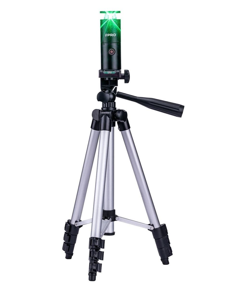 Laser krzyżowy panorama 360 stopni ze statywem 1m