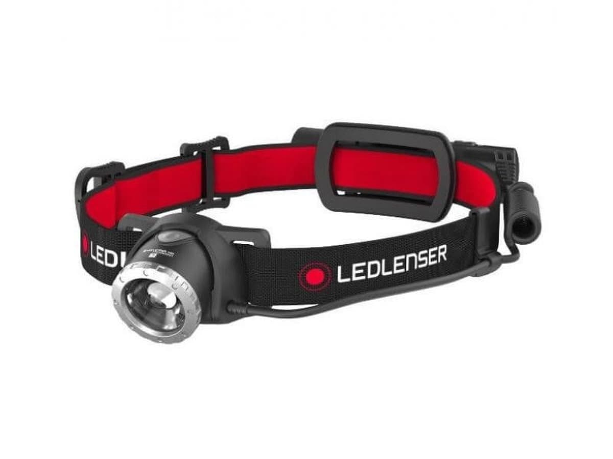 Latarka czołowa Ledlenser 500853 zasięg 150 m czarno-czerwona