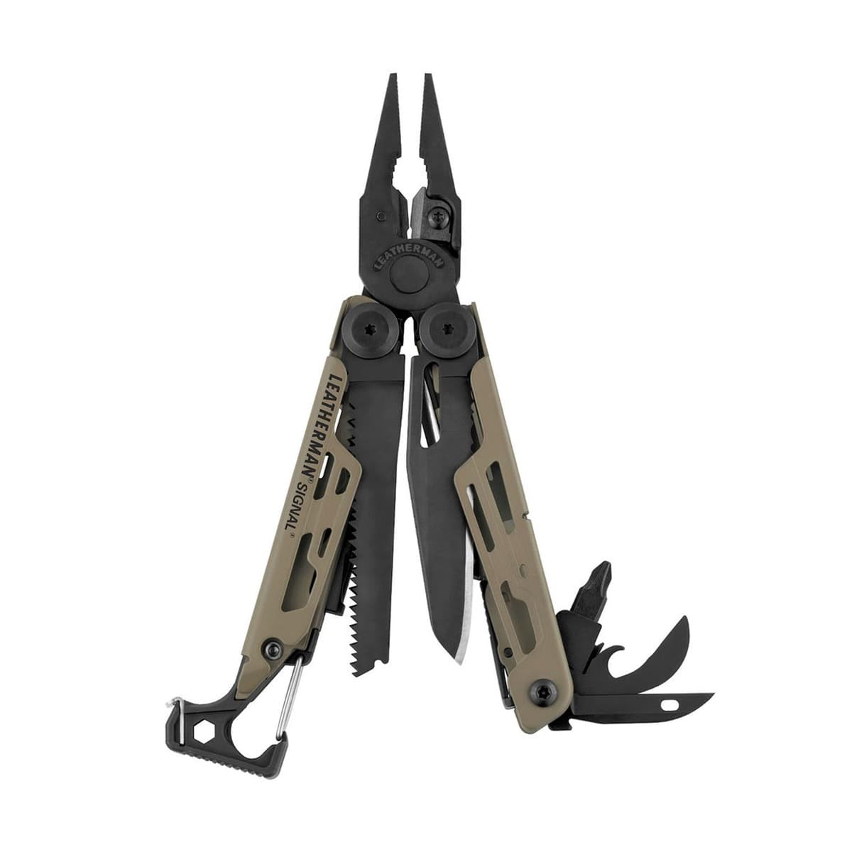 Leatherman SIGNAL Szczypce Wielofunkcyjne Kieszonkowe 19 Narzędzi Czarny