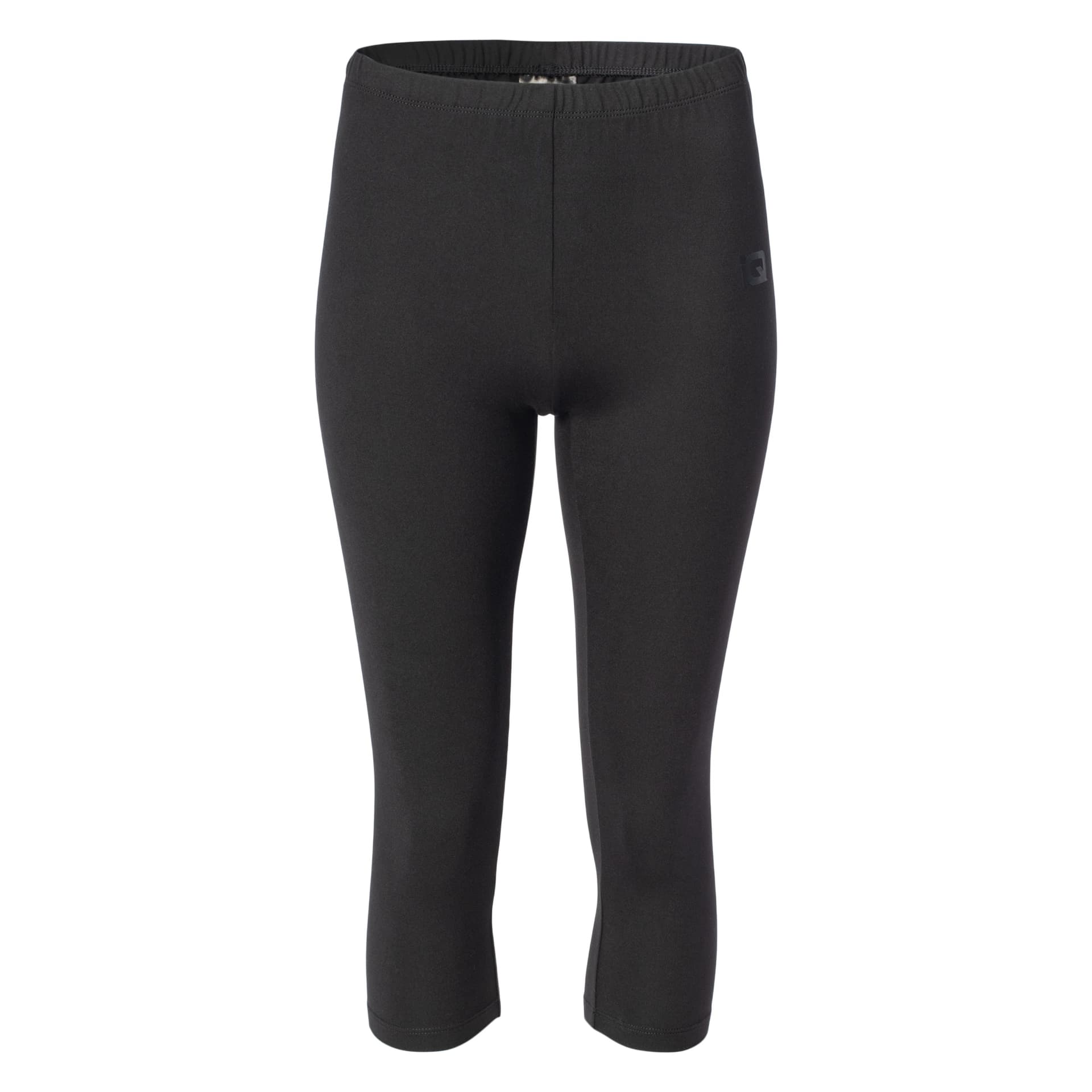 Legginsy damskie treningowe 3/4 SILKI II czarne XS