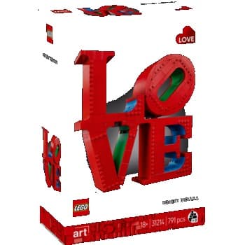 LEGO Art LOVE Zestaw konstrukcyjny replika rzeźby Roberta Indiany