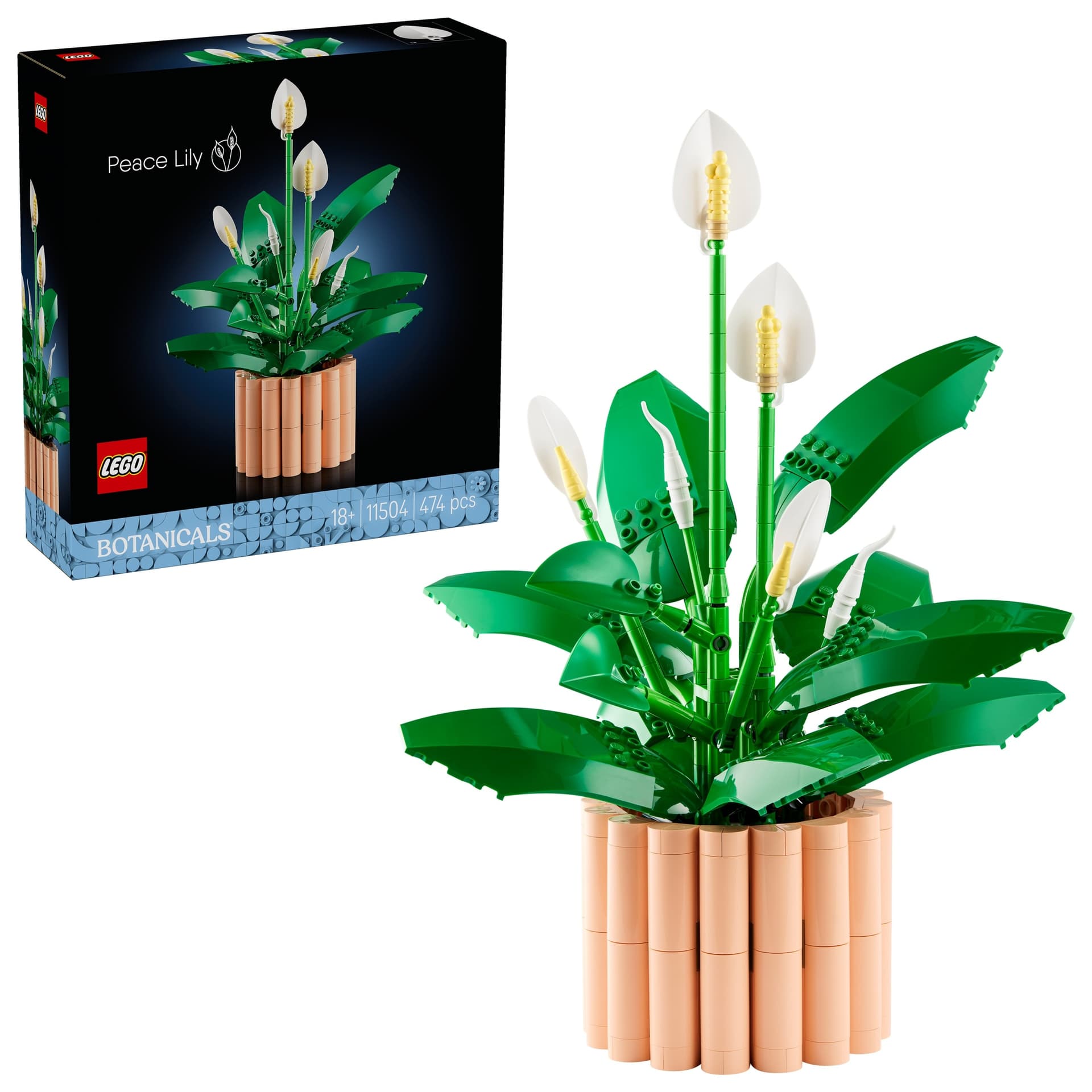 LEGO Botanical Skrzydłokwiat w doniczce zestaw klocków 474 elementy