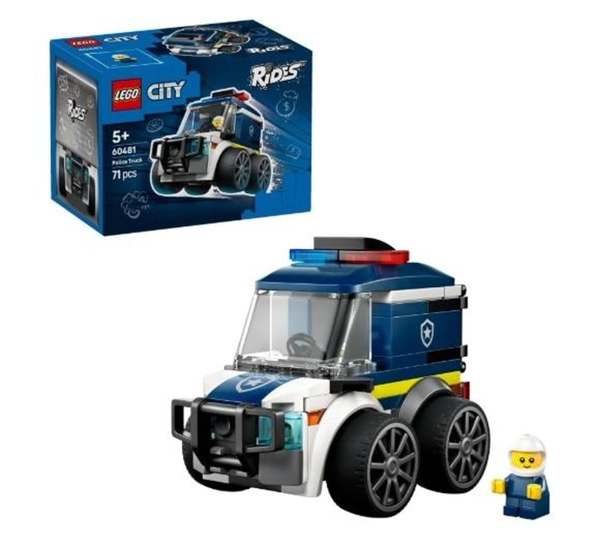 LEGO City Ciężarówka Policyjna z Wyścigówką