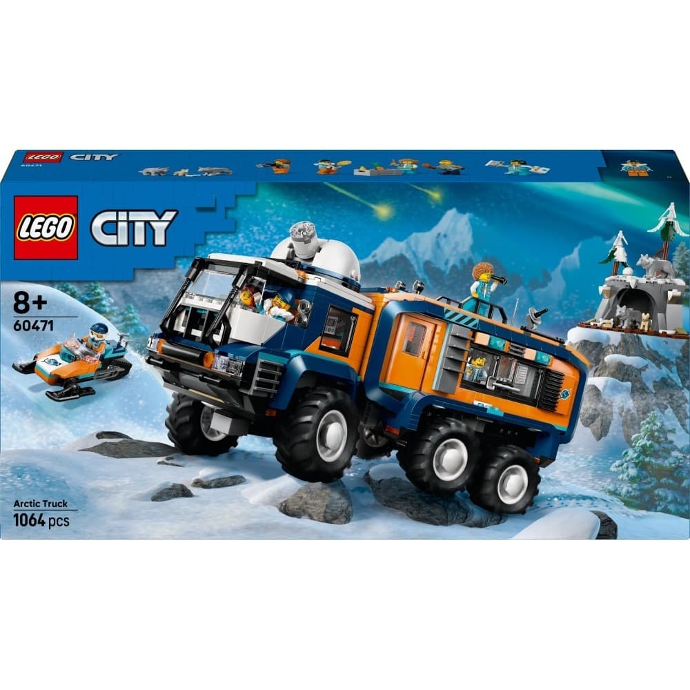 LEGO City Ciężarówka z laboratorium arktycznej odkrywczyni 1064 elementy