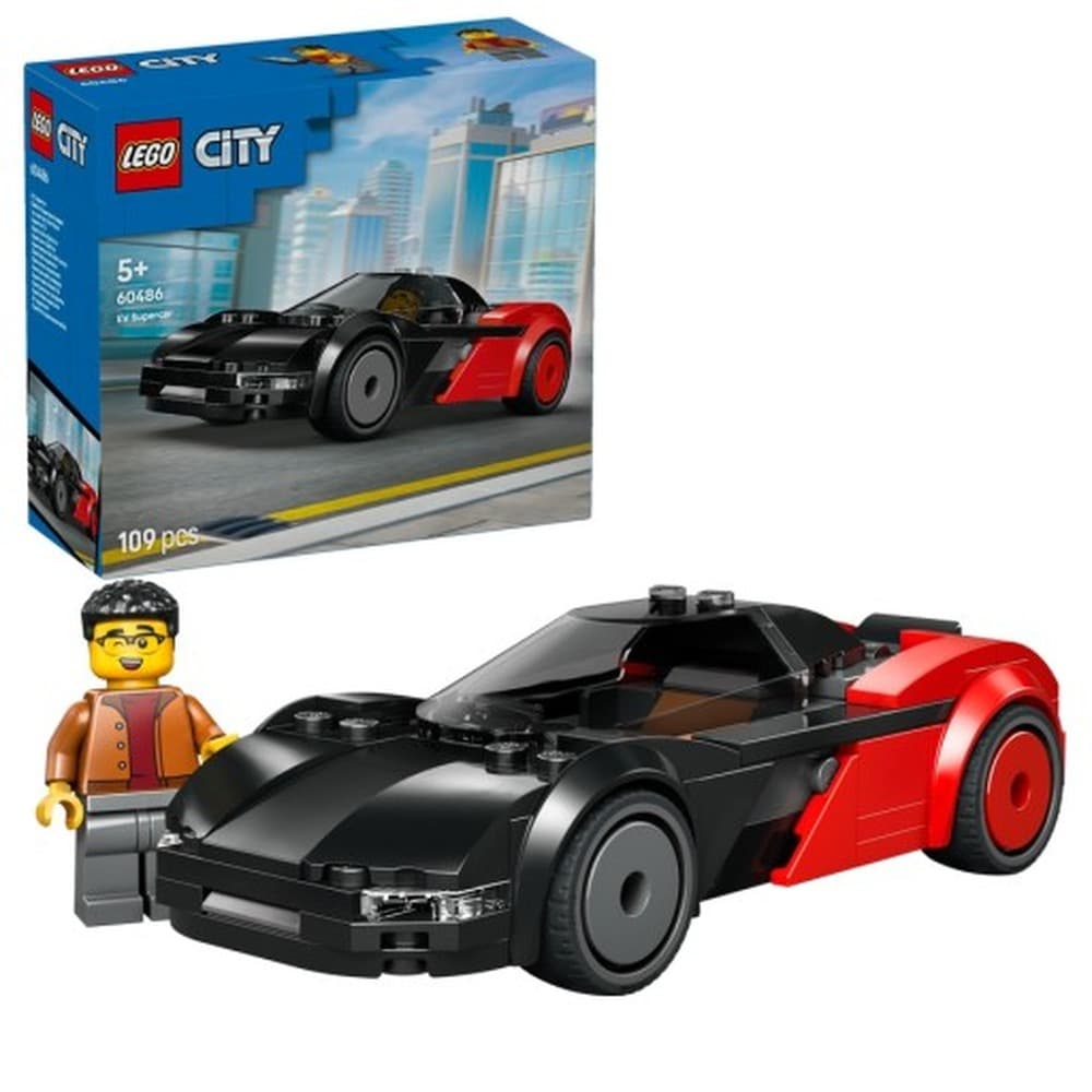 LEGO City Supersamochód elektryczny zestaw klocków 109 elementów