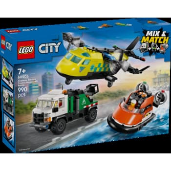LEGO City Zestaw z Samolotem Ciężarówką Serwisową i Poduszkowcem
