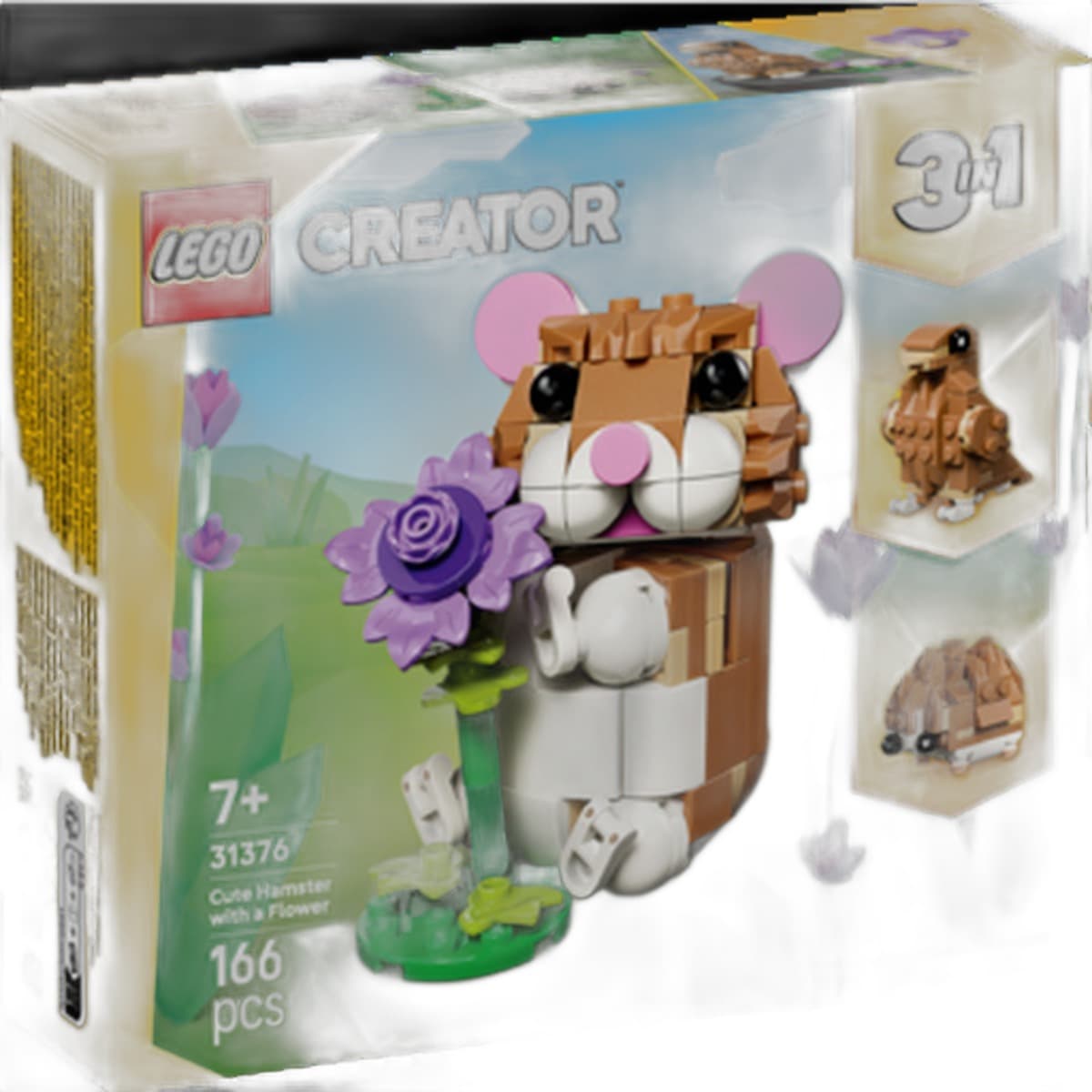 LEGO Creator Uroczy Chomik z kwiatkiem 3w1 31376
