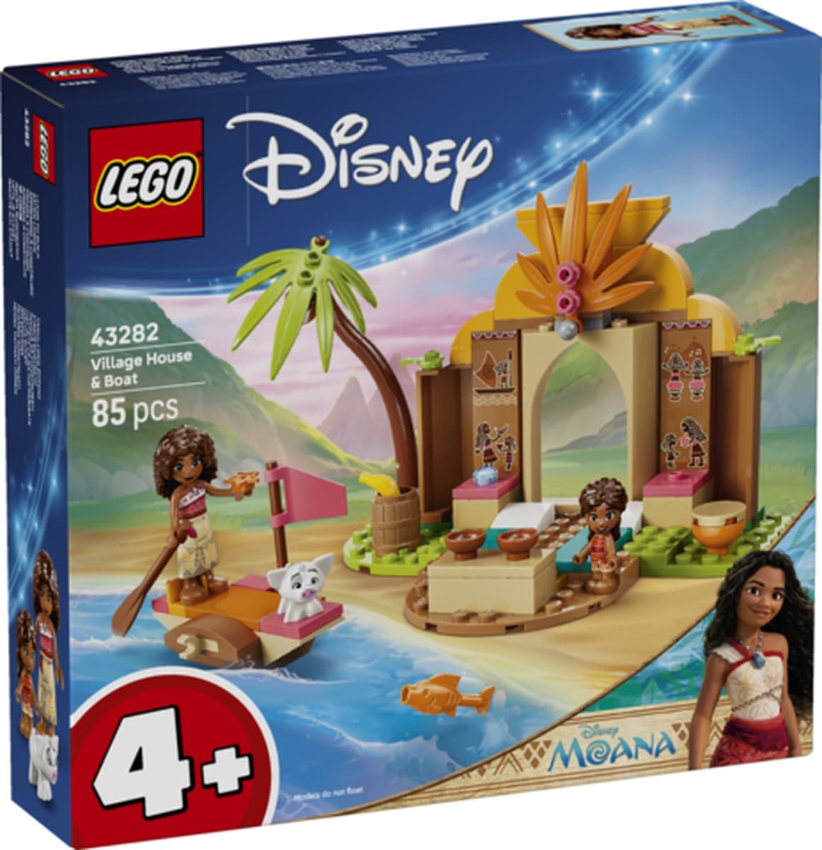 LEGO Disney 43282 - Wiejska chatka i łódź
