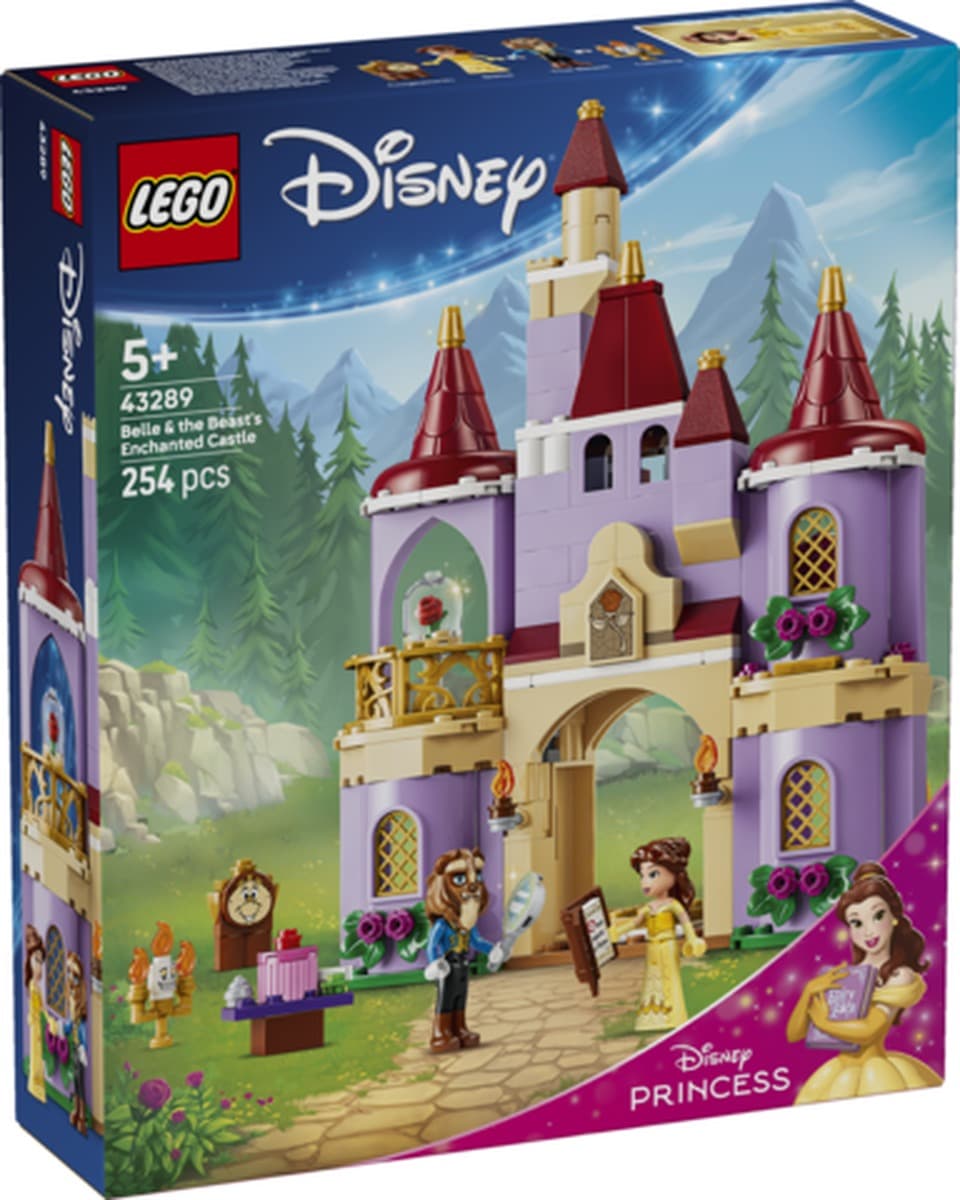 LEGO Disney 43289 - Zaczarowany zamek Pięknej i Bestii