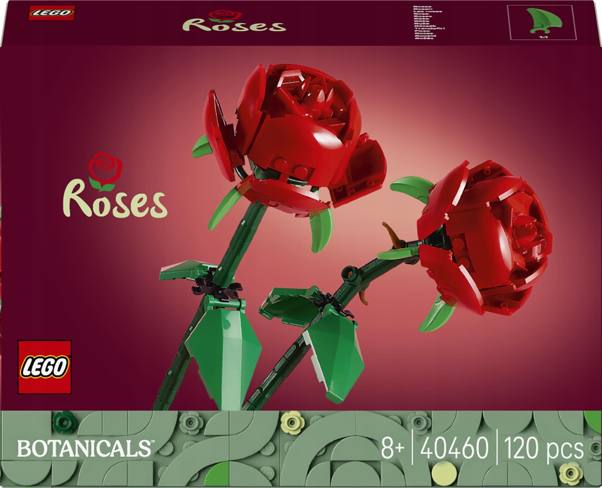 LEGO Kwiaty Róże Zestaw Konstrukcyjny 40460