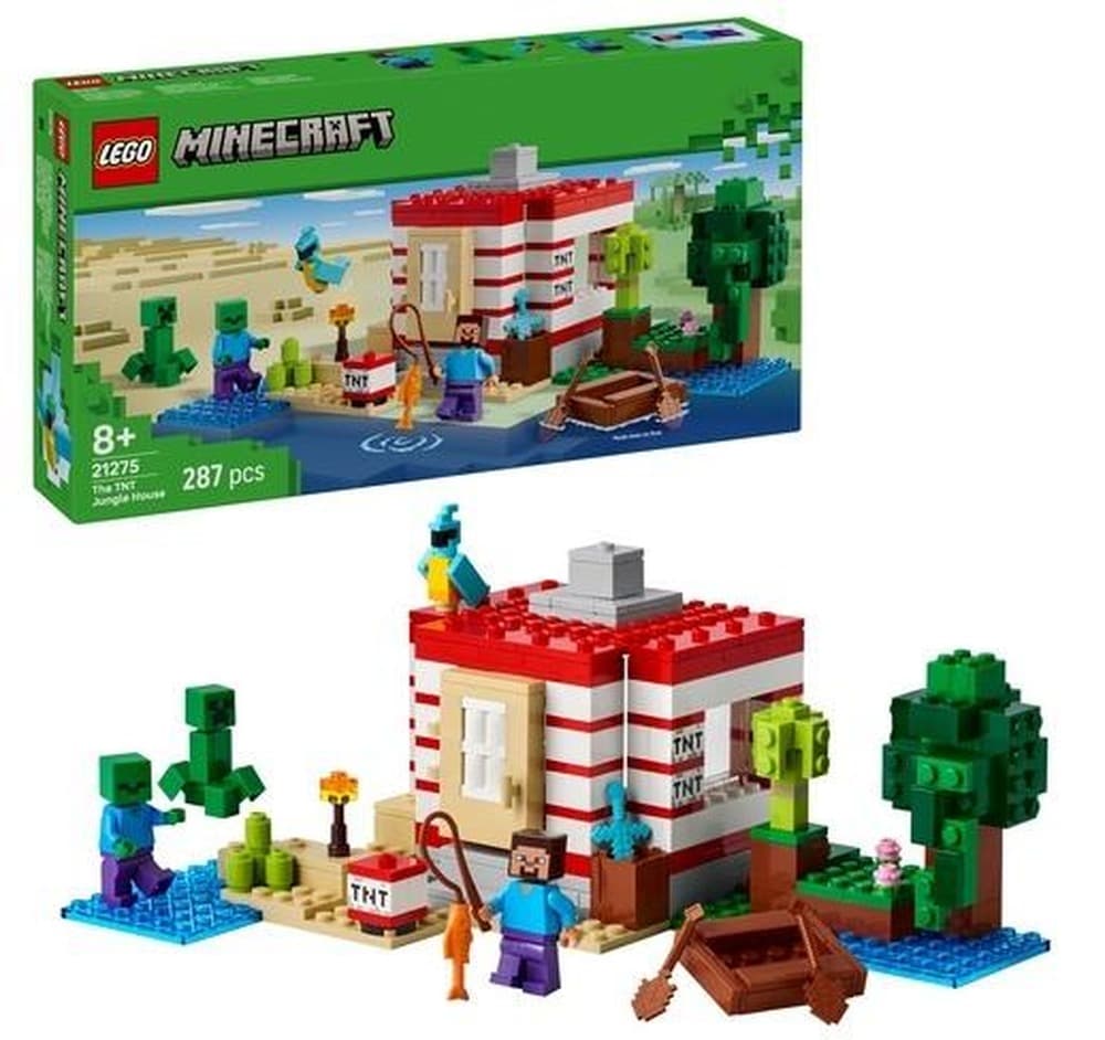 LEGO Minecraft Dom w dżungli 287 elementów