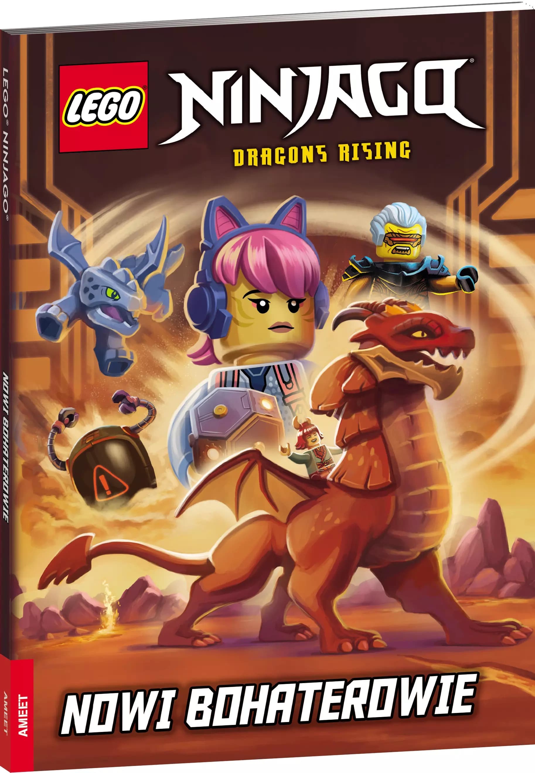 Lego Ninjago nowi bohaterowie książka dla dzieci 2024
