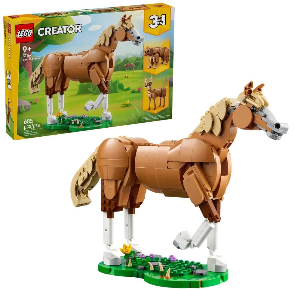 LEGO Creator 3 w 1 Piękny koń 685 elementów 4 sztuki