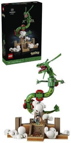 LEGO Pokemon Rayquaza 72168 - Zestaw klocków 1083 elementy dla dorosłych 18+