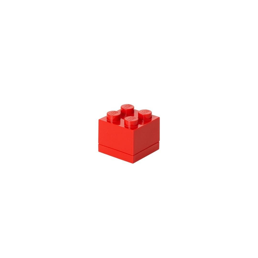 Pojemnik LEGO klocek czwórka czerwony 60 ml