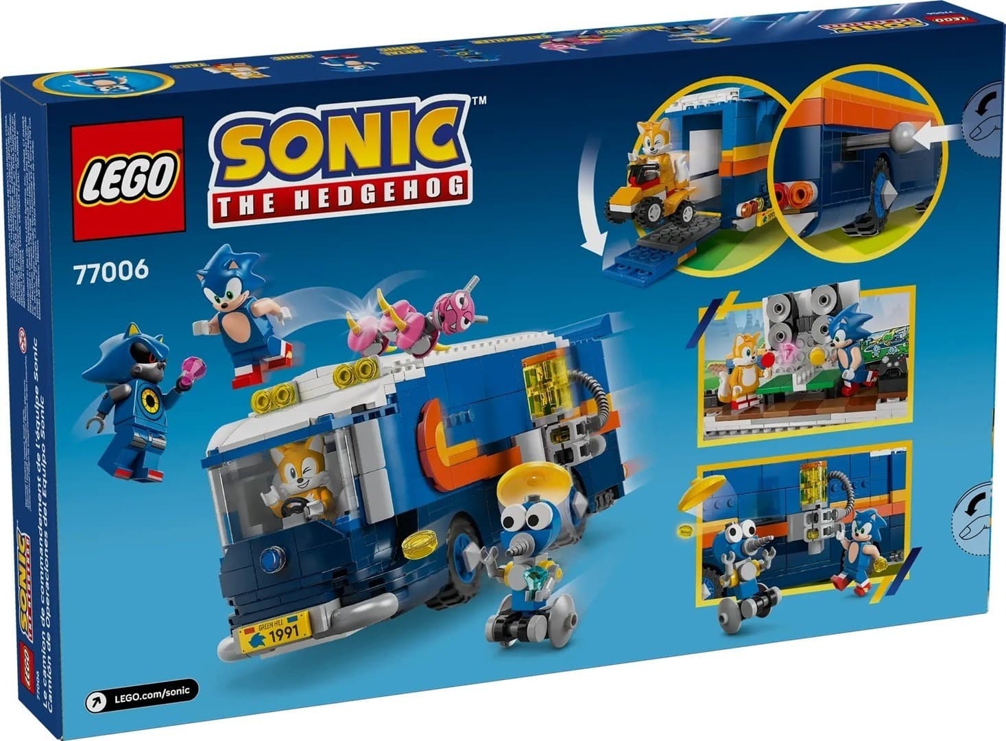 LEGO Sonic Pojazd do Zadań Specjalnych 77006 zestaw konstrukcyjny