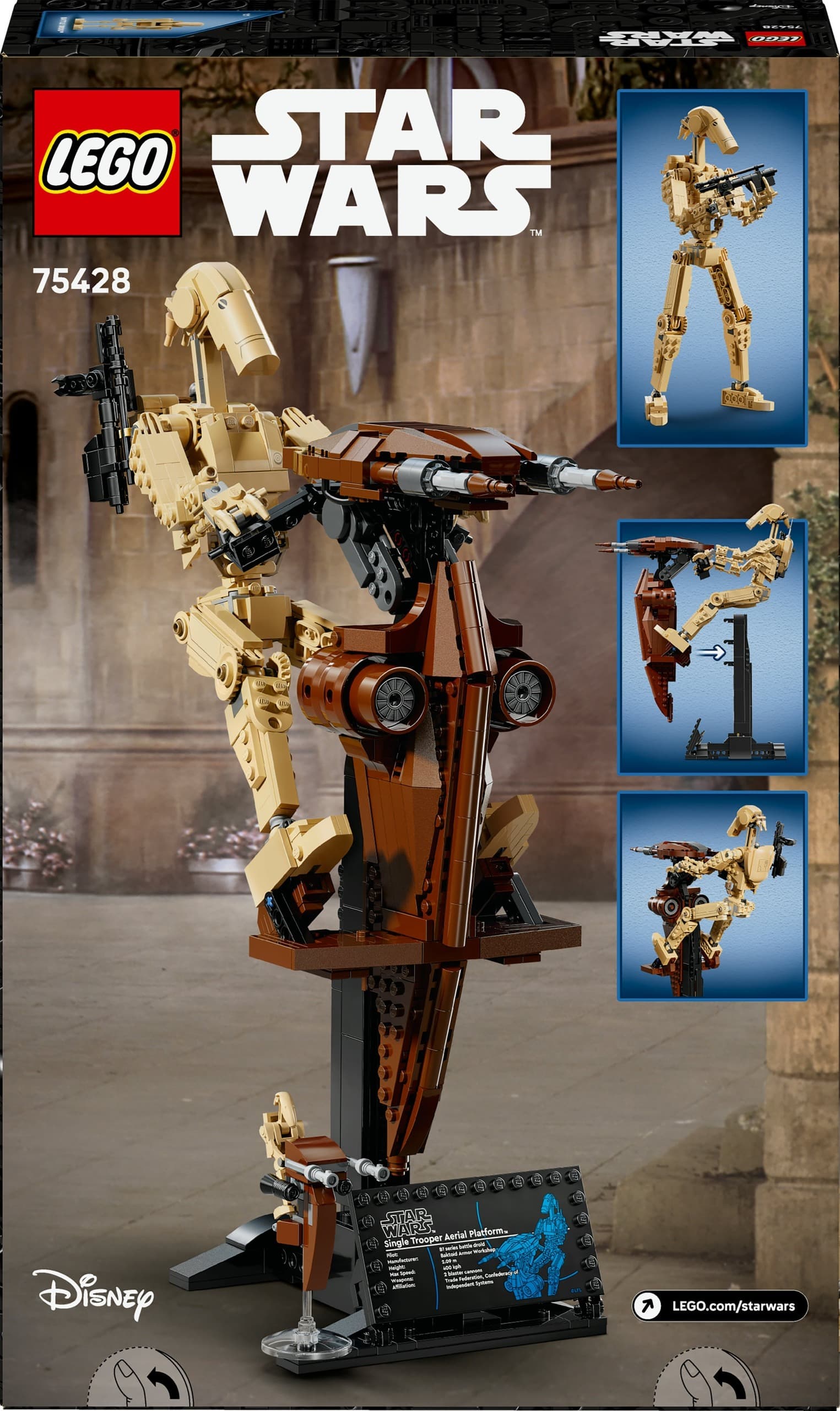 LEGO Star Wars Droid Bojowy z Platformą STAP Zestaw Konstrukcyjny
