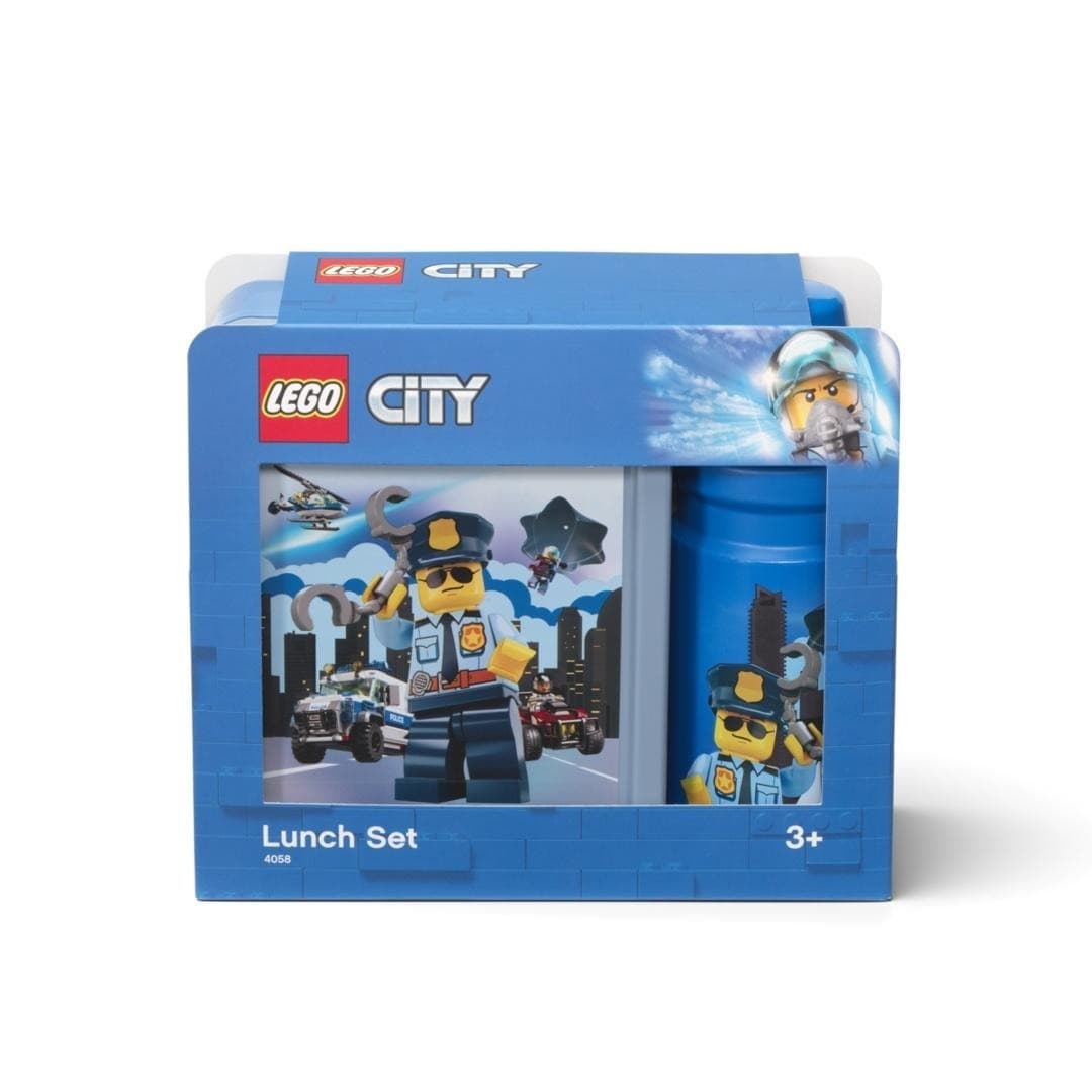 LEGO Zestaw śniadaniowy City lunchbox i bidon