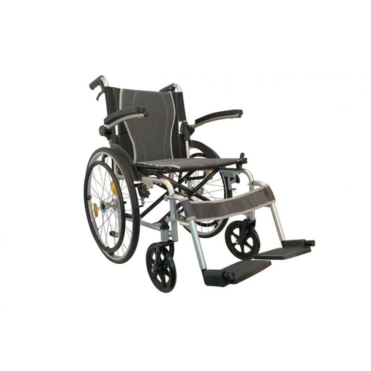 Lekki wózek inwalidzki aluminiowy AT52311 składany 46 cm siedzisko