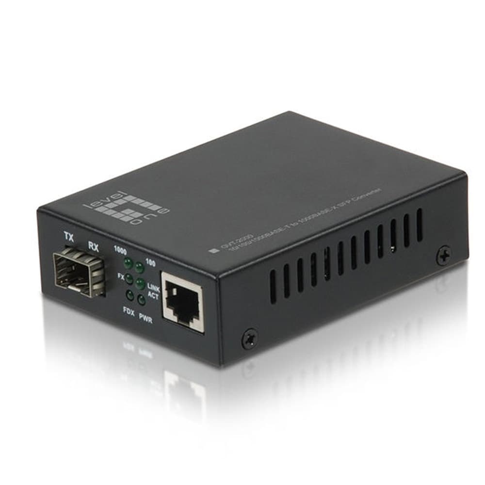 Konwerter mediów LevelOne FE RJ45 na ST, 100Mbps, światłowód wielomodowy, 2km