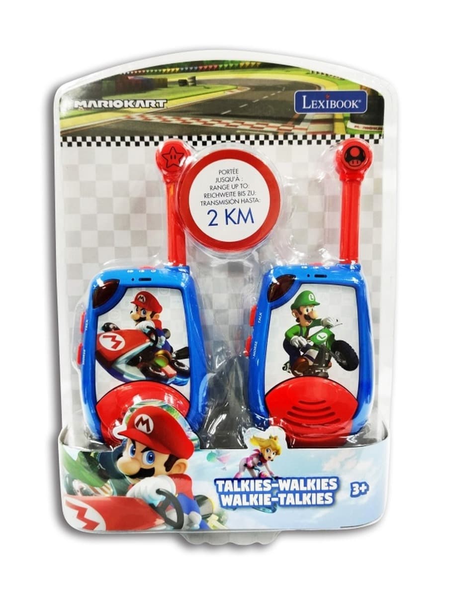 Lexibook Walkie-Talkie Mario Kart z Alfabetem Morse'a TW25NI