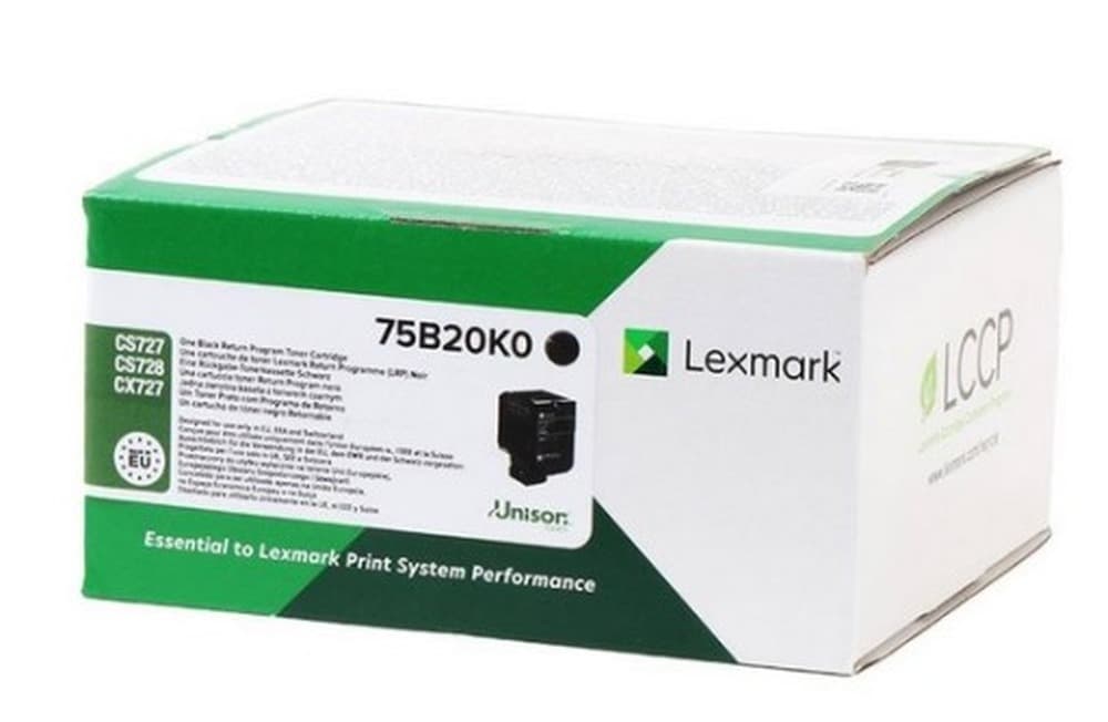 Lexmark 75B20K0 Czarny Oryginalny Toner
