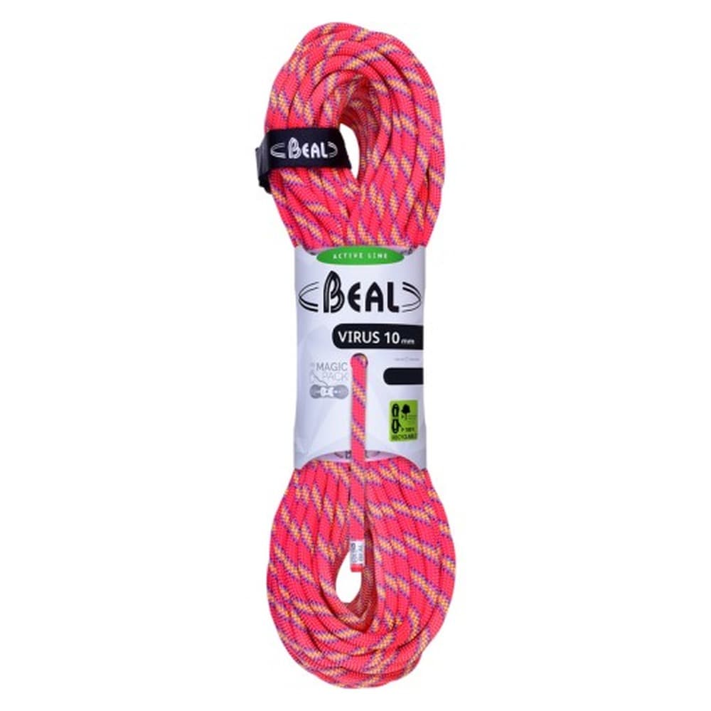 Lina wspinaczkowa Beal Virus 10 mm 70 m różowa
