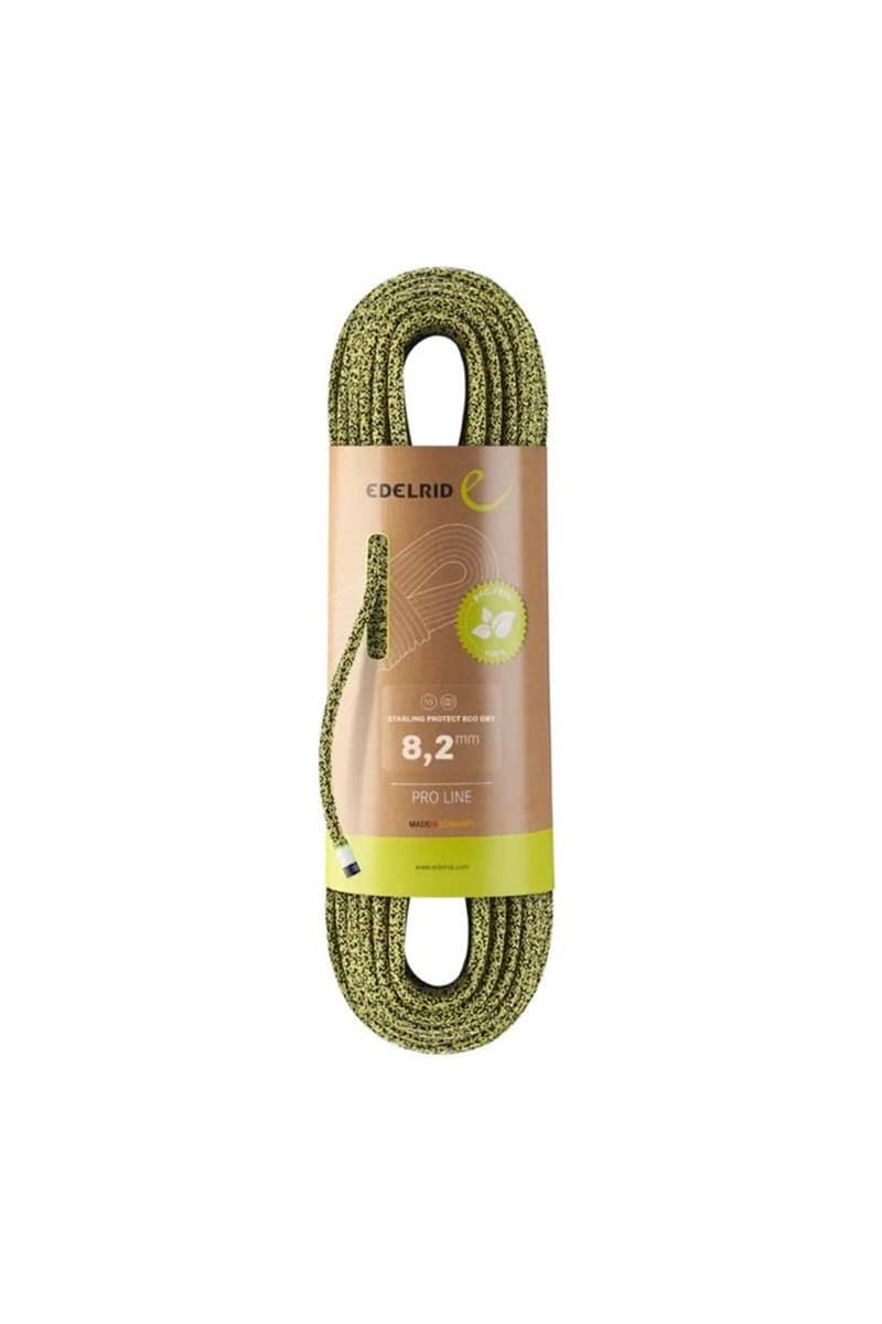 Lina wspinaczkowa EDELRID Starling Protect Eco Dry 8,2mm 70m - Żółta