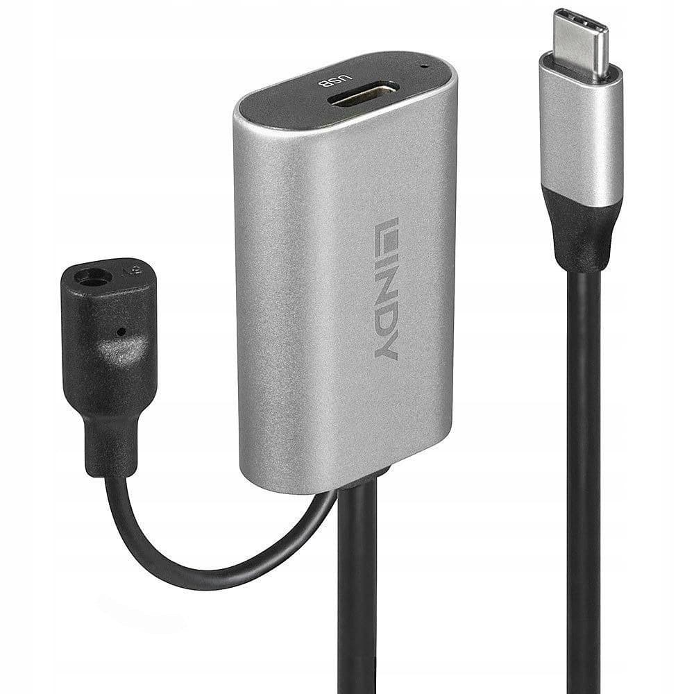 Lindy 43271 Kabel USB 3.2 Gen 1 (3.1 Gen 1) USB-C, 5m, Czarny